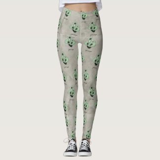 Ghost fungus leggings