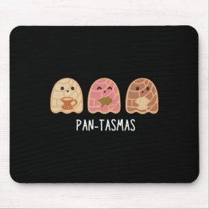 Ghost Funny Spooky Conchas Mexican Ghost 1 Mouse Pad