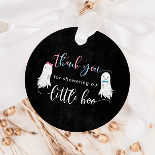 Ghost Gender Reveal Party Thank You   Favour Tags