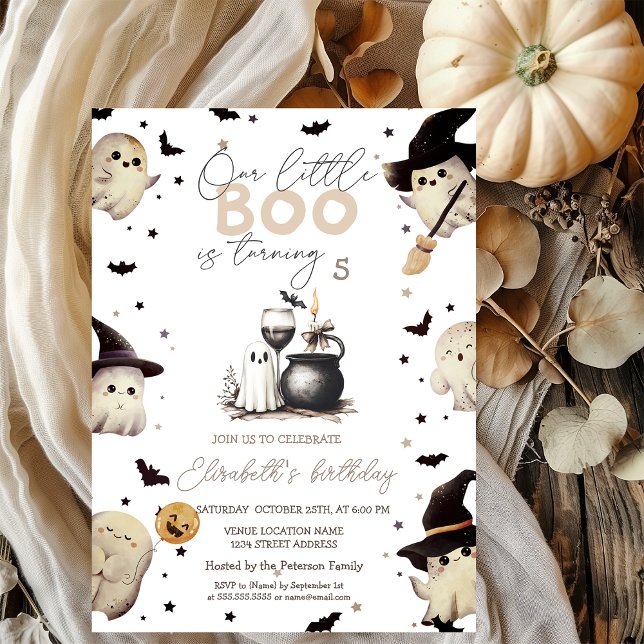 Ghost Glass Candle Halloween Invitation (Creator Uploaded)
