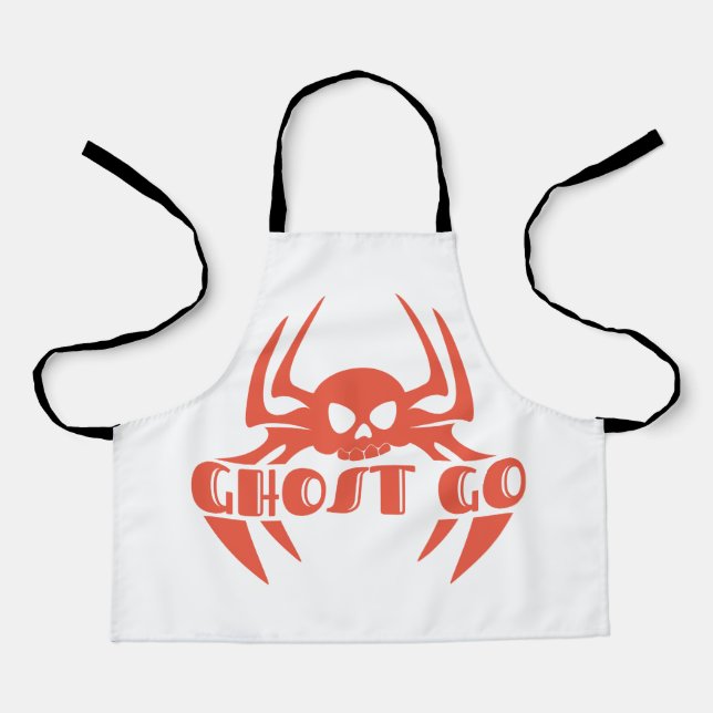 Ghost Go Spooky Season Apron (Front)
