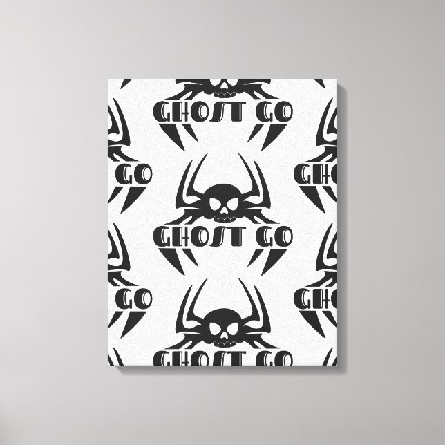 Ghost Go Spooky Season Canvas Print (Front)