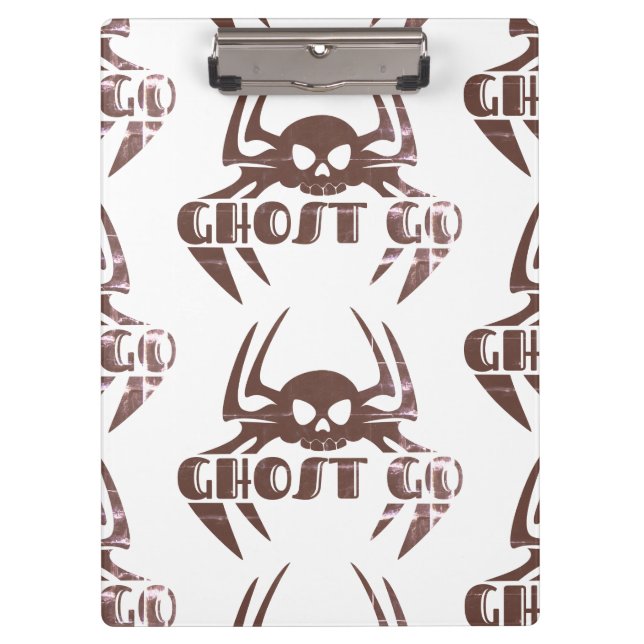 Ghost Go Spooky Season Clipboard (Front)