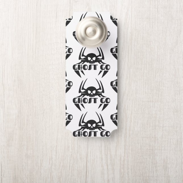 Ghost Go Spooky Season Door Hanger (On Knob)