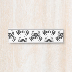 Ghost Go Spooky Season Door Sign