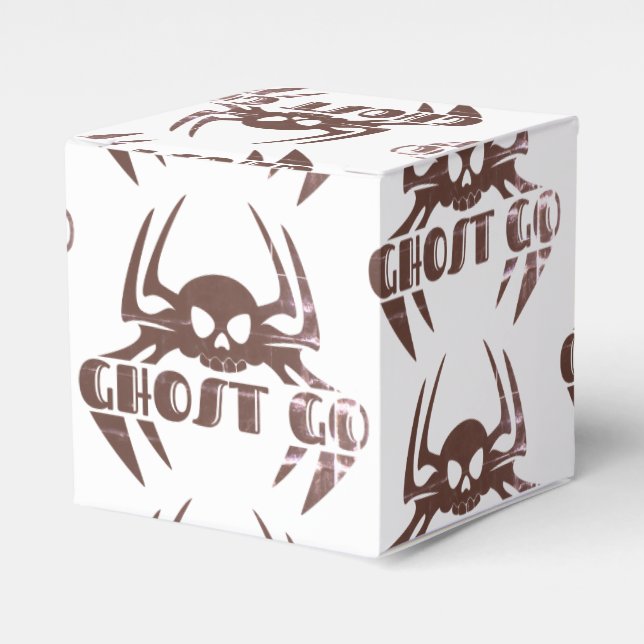 Ghost Go Spooky Season Favour Box (Front Side)