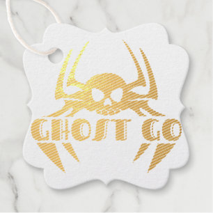 Ghost Go Spooky Season Favour Tags