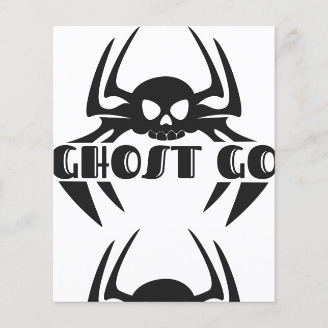 Ghost Go Spooky Season Flyer (Front)