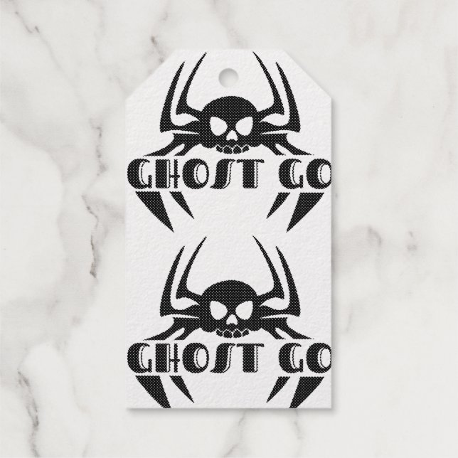 Ghost Go Spooky Season Gift Tags (Back)