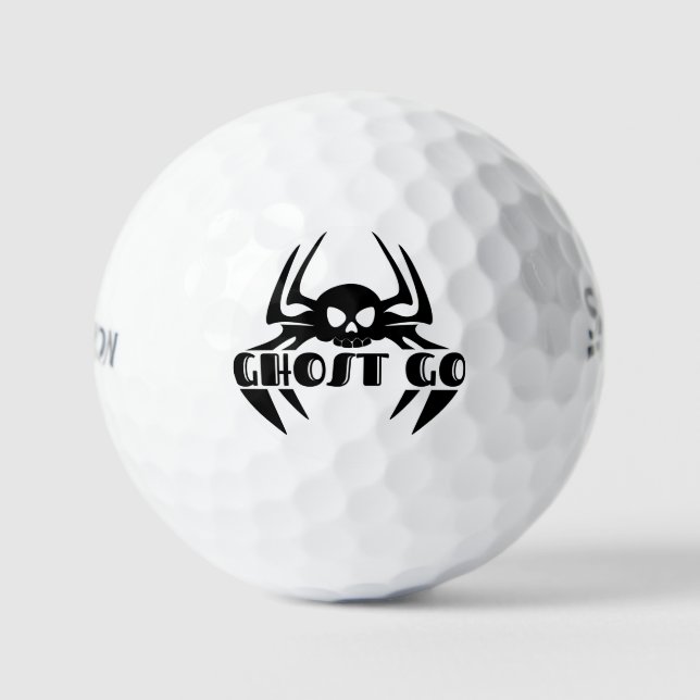 Ghost Go Spooky Season Golf Balls (Front)