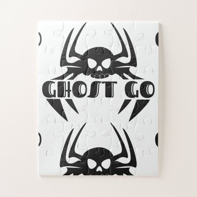 Ghost Go Spooky Season Jigsaw Puzzle (Vertical)