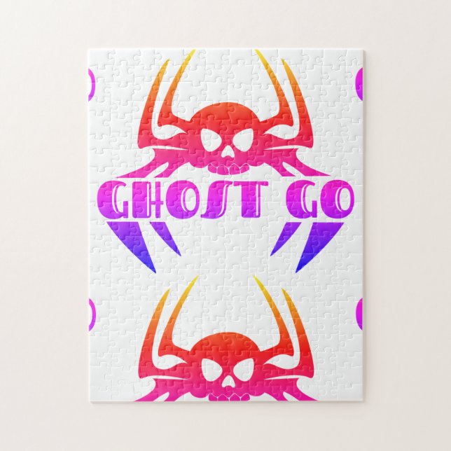 Ghost Go Spooky Season Jigsaw Puzzle (Vertical)