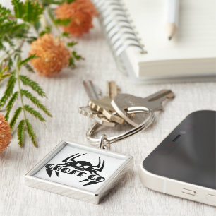 Ghost Go Spooky Season Key Ring