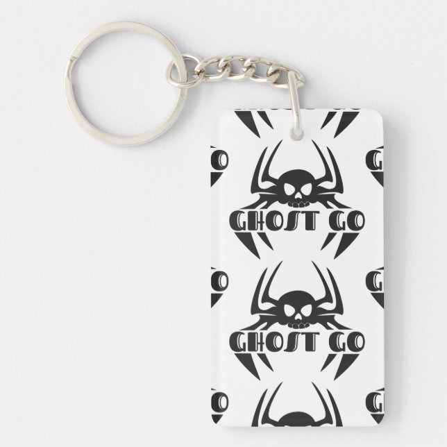 Ghost Go Spooky Season Key Ring (Front)
