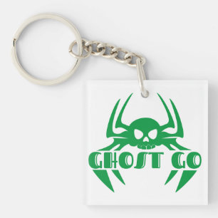 Ghost Go Spooky Season Key Ring