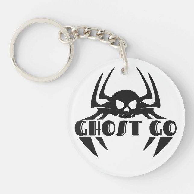 Ghost Go Spooky Season Key Ring (Front)