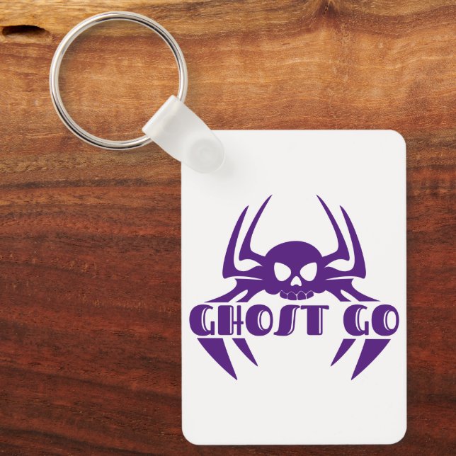 Ghost Go Spooky Season Key Ring (Front)