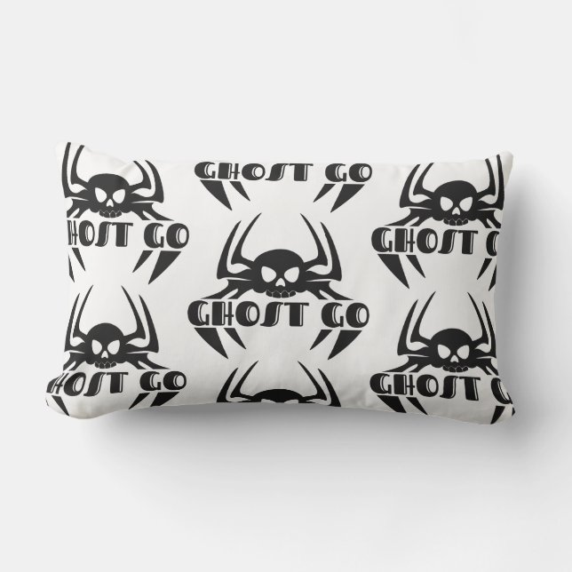 Ghost Go Spooky Season Lumbar Cushion (Front)