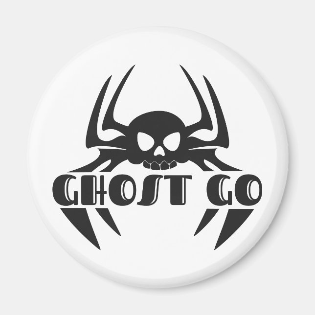 Ghost Go Spooky Season Magnet (Front)