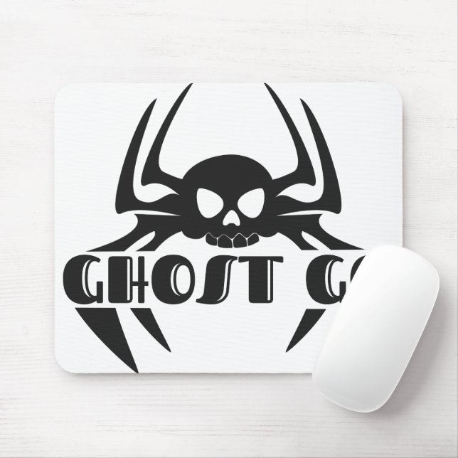 Ghost Go Spooky Season Mouse Pad (With Mouse)