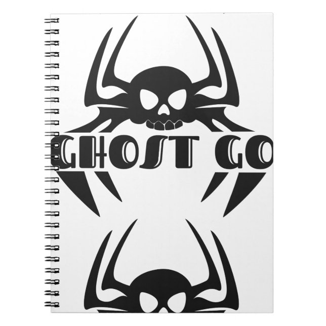 Ghost Go Spooky Season Notebook (Front)