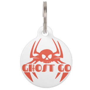 Ghost Go Spooky Season Pet Tag