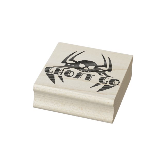 Ghost Go Spooky Season Rubber Stamp (Stamp)