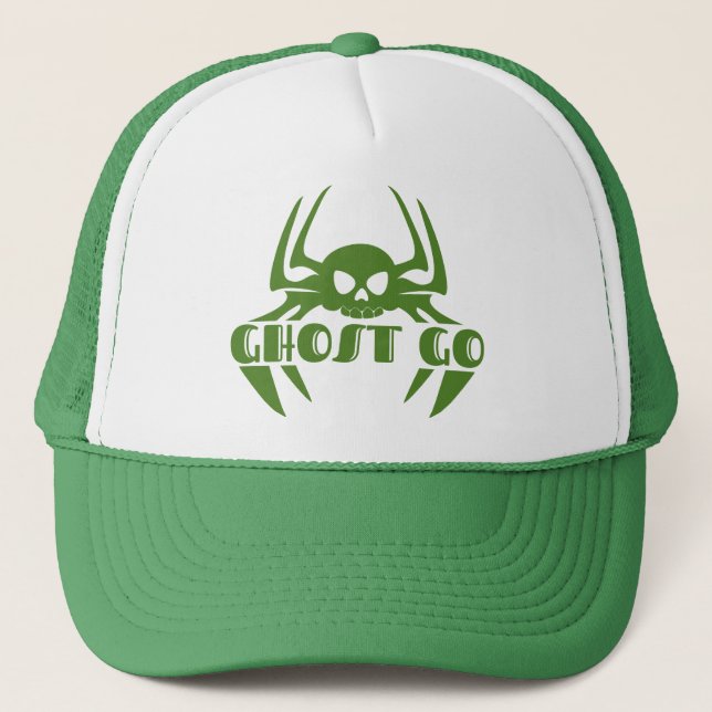Ghost Go Spooky Season Trucker Hat (Front)