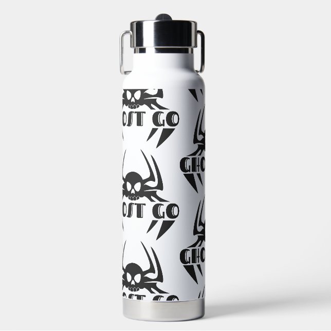 Ghost Go Spooky Season Water Bottle (Front)