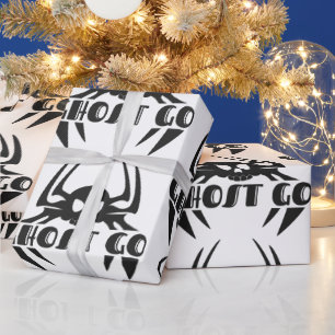 Ghost Go Spooky Season Wrapping Paper