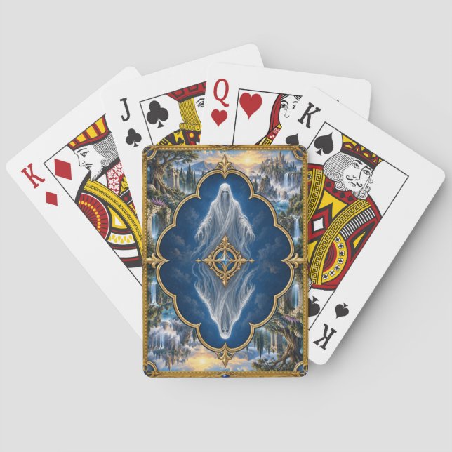 Ghost, Gothic Fantasy Monster Playing Cards (Back)
