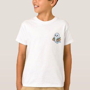 Ghost Grocery Shopping Bags Kids T-Shirt