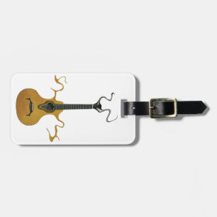Ghost Guitar Luggage Tag