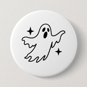 Ghost Halloween 7.5 Cm Round Badge