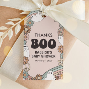 Ghost Halloween Baby Shower Favour Tag