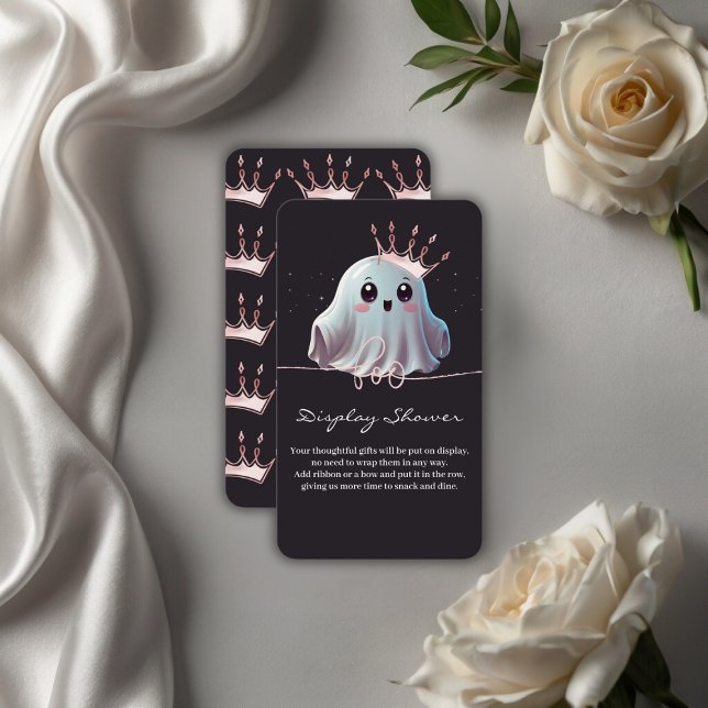 Ghost Halloween Baby Shower Little Boo Enclosure Card (Creator Uploaded)