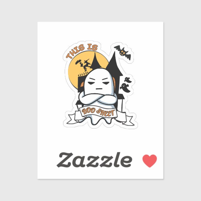 Ghost Halloween Costume Funny Boo (Sheet)