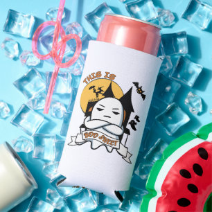 Ghost Halloween Costume Funny Boo Seltzer Can Cooler