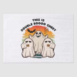 Ghost Halloween Costume Funny Boo Tissue Paper