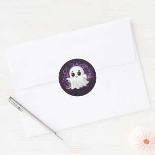 Ghost Halloween Cute Illustration Sticker