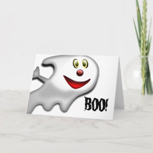 Ghost, Halloween Greeting Card