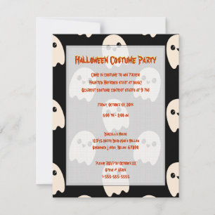Ghost Halloween Invitation