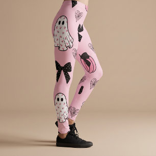 Ghost Halloween Leggings Yoga Pants for women