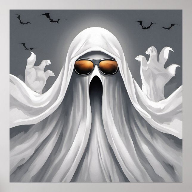 Ghost - Halloween Print (Front)