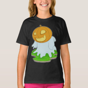 Ghost Halloween Pumpkin T-Shirt