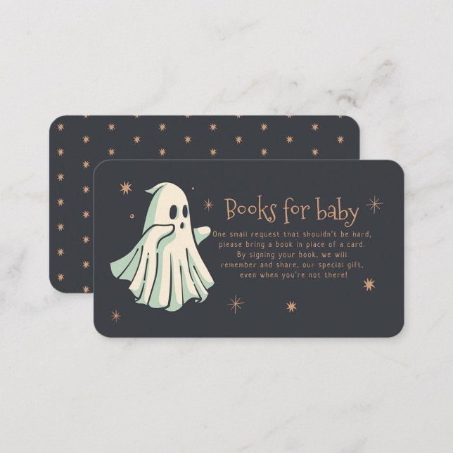 Ghost Halloween Spooktacular Books For Baby Enclosure Card (Creator Uploaded)