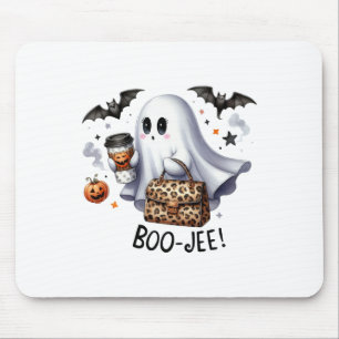 Ghost Halloween Spooky Boo Autumn Halloween Ghost Mouse Pad