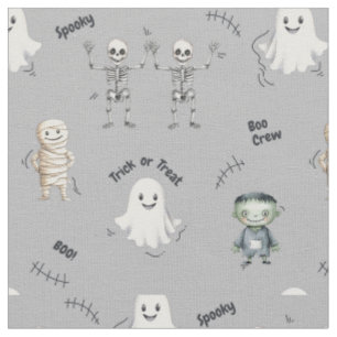 Ghost Halloween spooky nursery Fabric