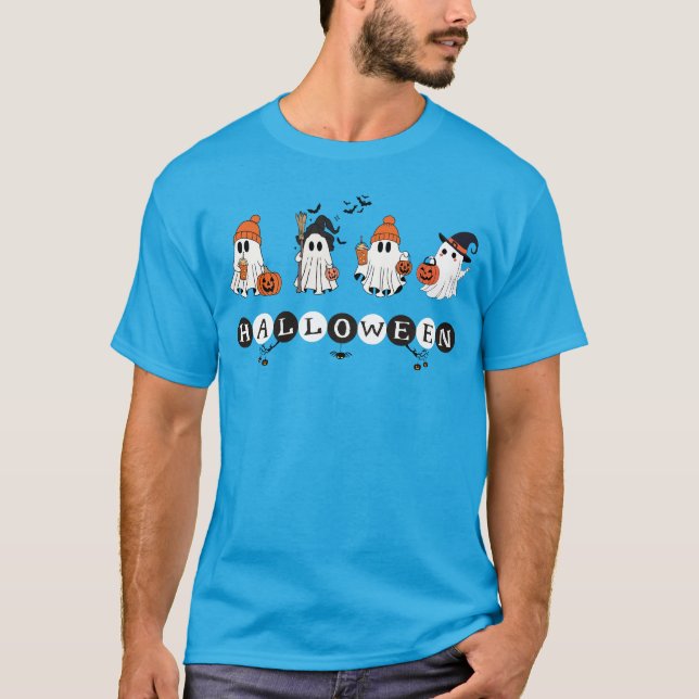 Ghost Halloween T-Shirt (Front)