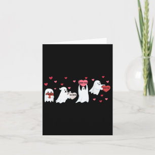 Ghost Heart Cute My Boo Valentines Day Card